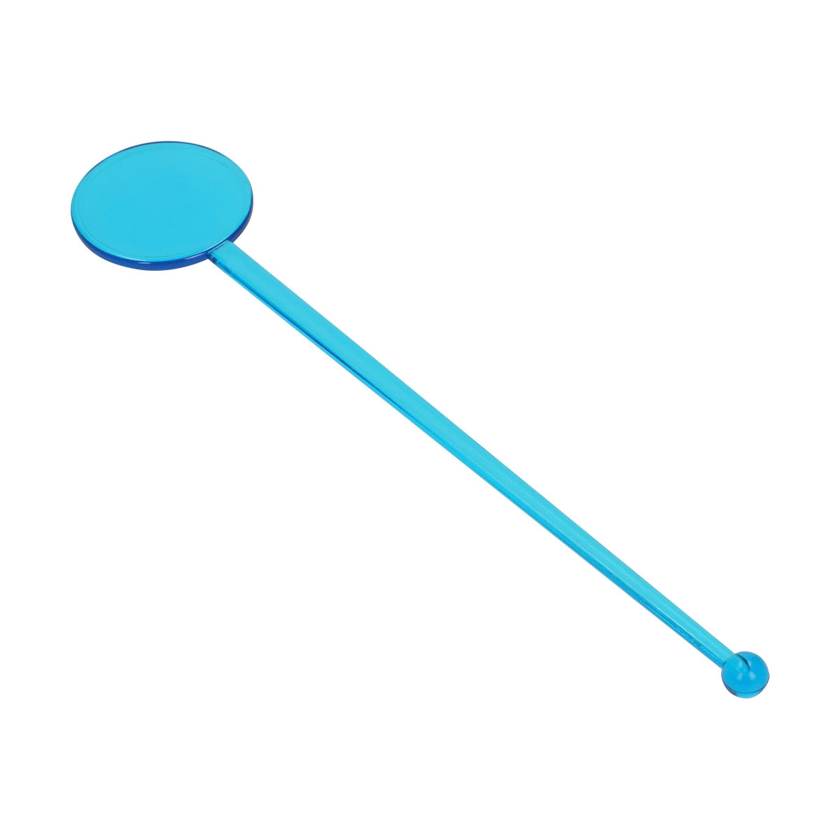 Cocktail-Rührstab „Rund“ – Transparent blau
