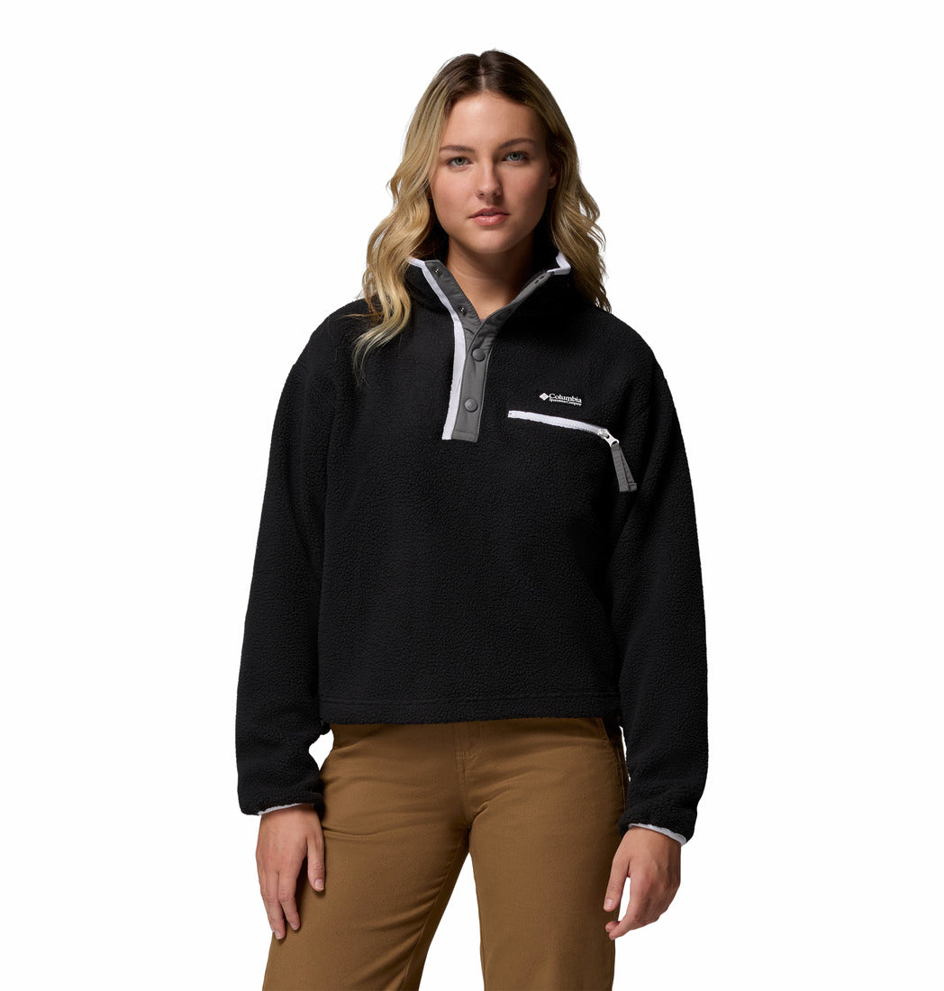 Columbia Damen Helvetia II Cropped Half Snap Fleece