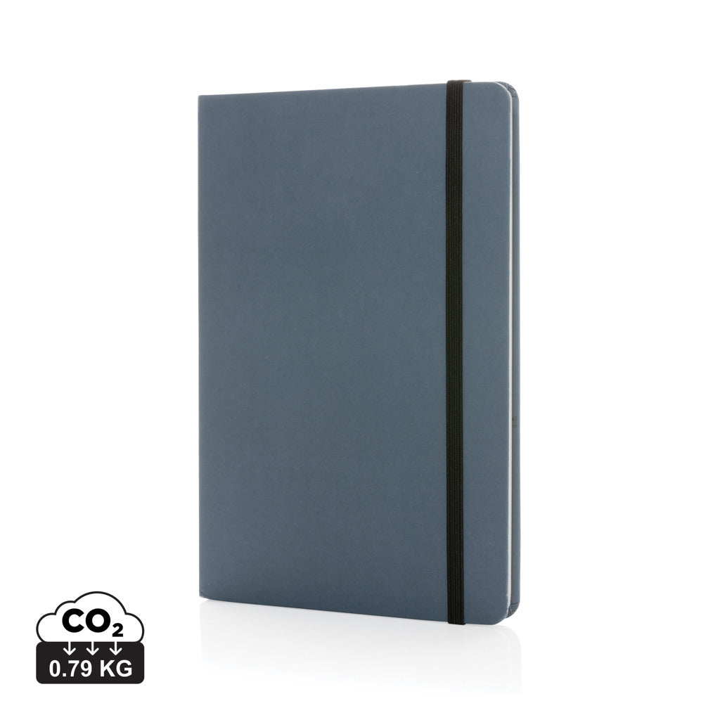 Craftstone A5 Notizbuch aus recycelt. Kraft- und Steinpapier – blau