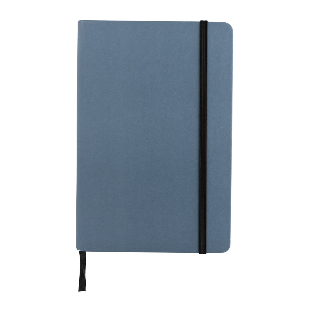 Craftstone A5 Notizbuch aus recycelt. Kraft- und Steinpapier – blau
