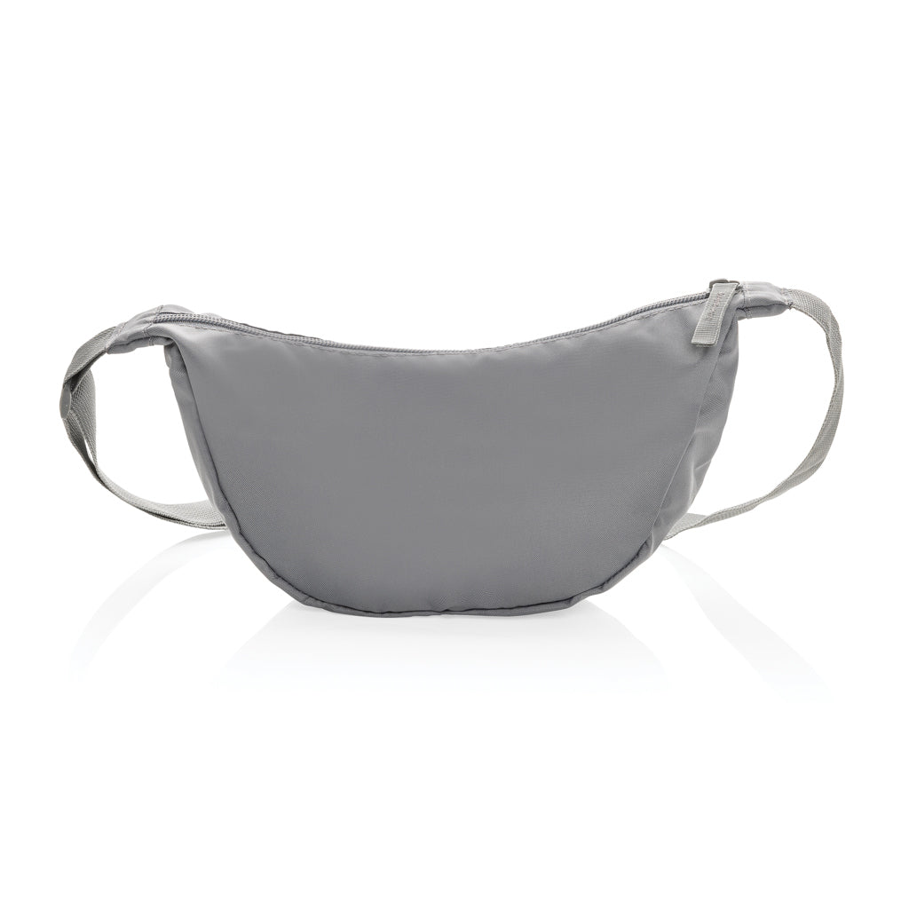 Crescent AWARE™ RPET Half-Moon Sling Tasche – Silbergrau