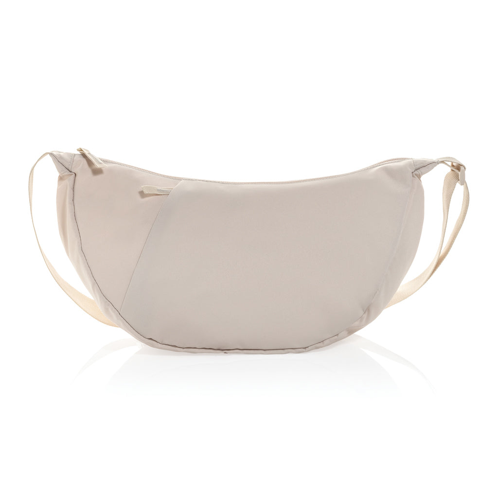 Crescent XL AWARE™ RPET Half-Moon Sling Tasche – beige