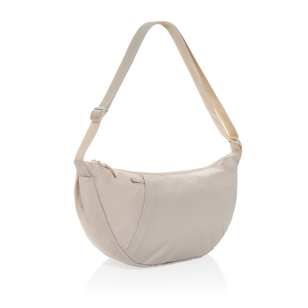Crescent XL AWARE™ RPET Half-Moon Sling Tasche – beige