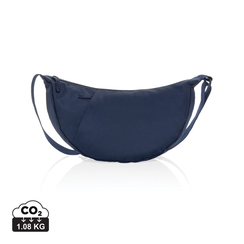 Crescent XL AWARE™ RPET Half-Moon Sling Tasche – navy blau