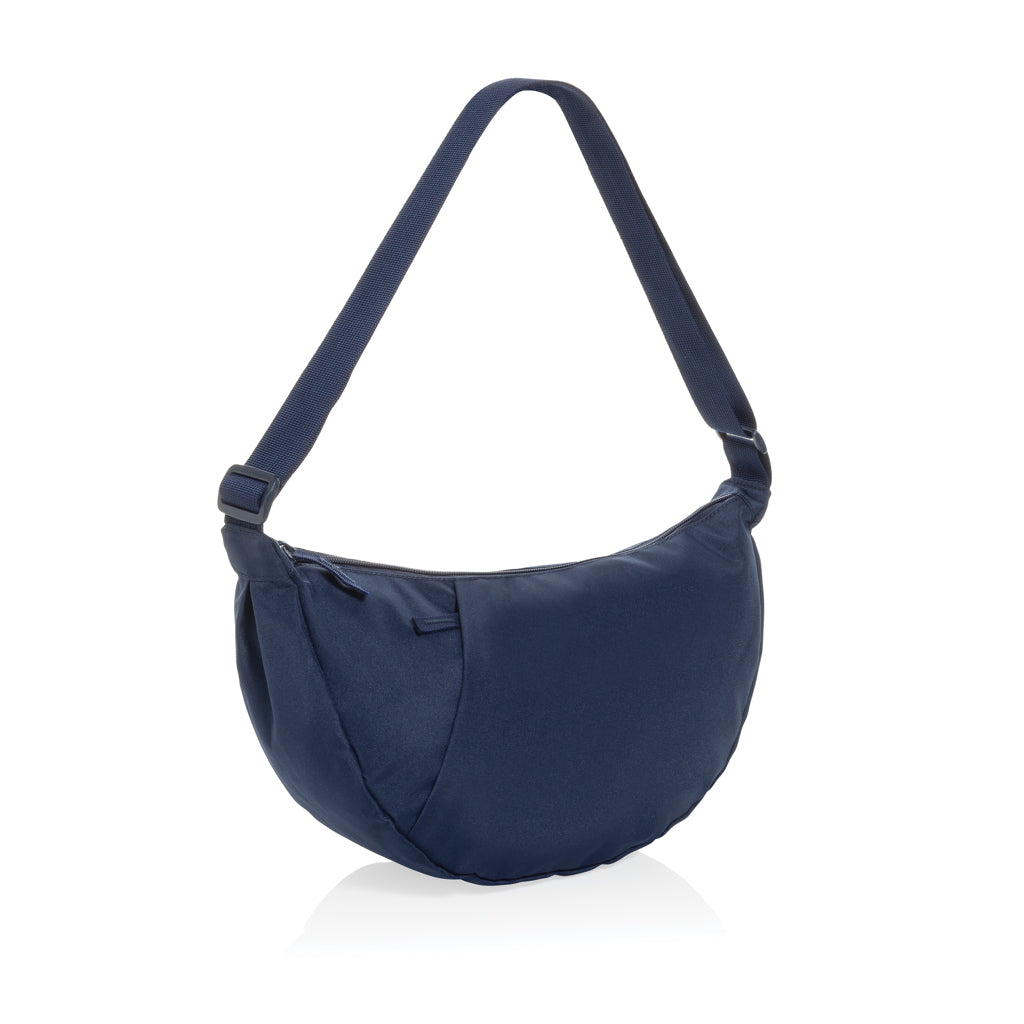 Crescent XL AWARE™ RPET Half-Moon Sling Tasche – navy blau