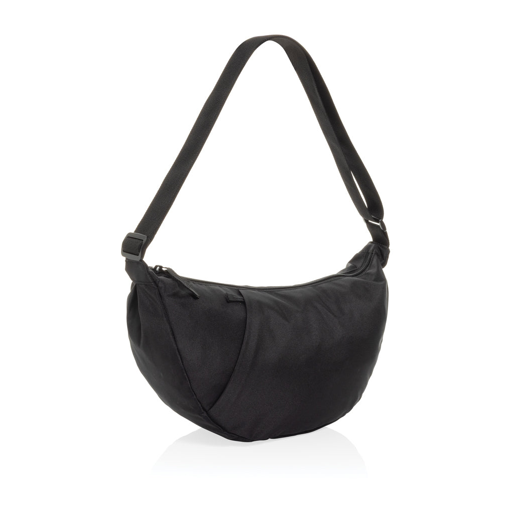 Crescent XL AWARE™ RPET Half-Moon Sling Tasche – schwarz