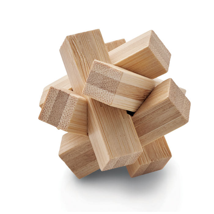 Cubenats Holzpuzzle/Gehirnjogging Bambus