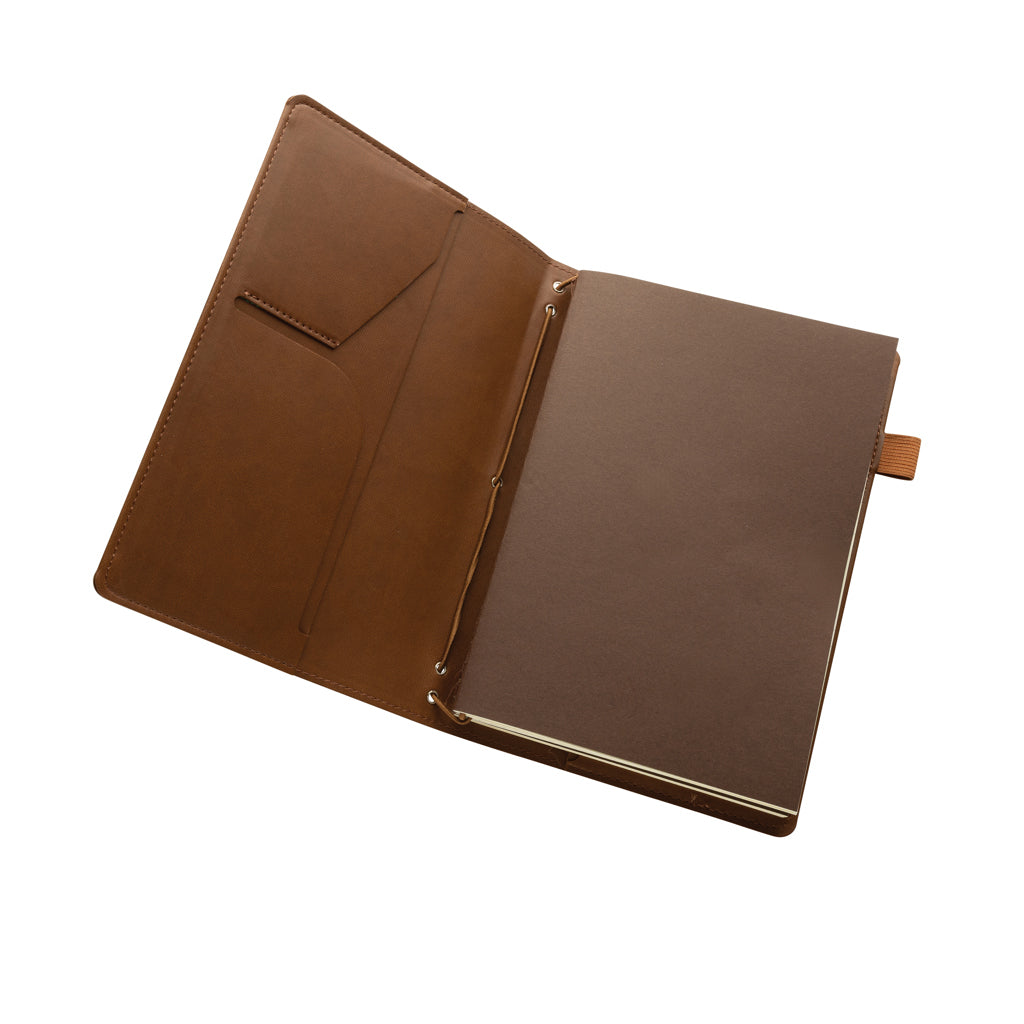 Daily Notes Binder 3-in-1 PU-Notizbuch zum Nachfüllen – braun