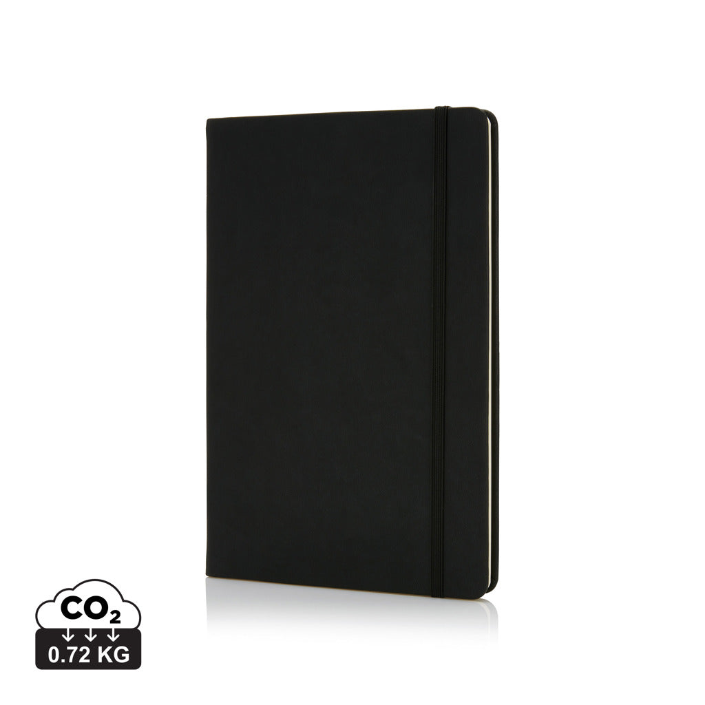 Deluxe Hardcover PU A5 Notizbuch – schwarz