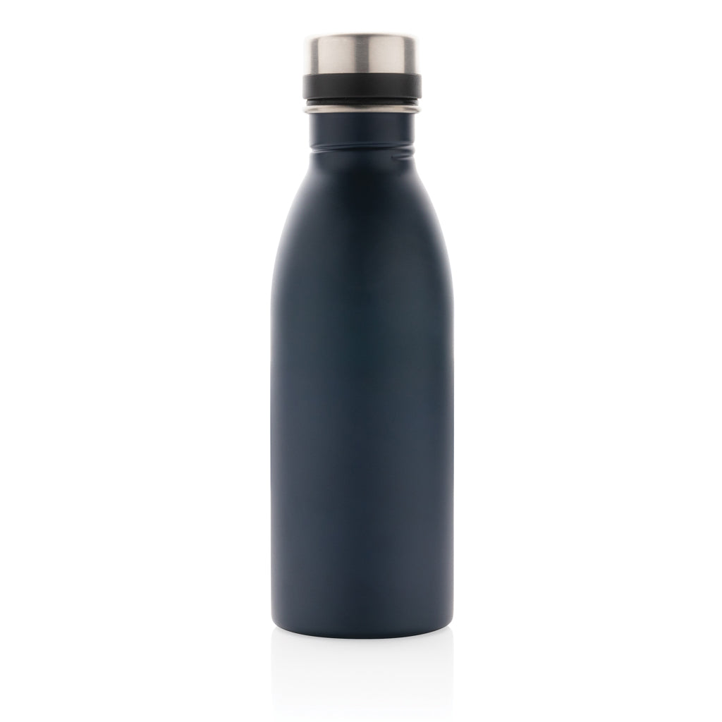 Deluxe Wasserflasche aus RCS recyceltem Stainless-Steel – navy blau