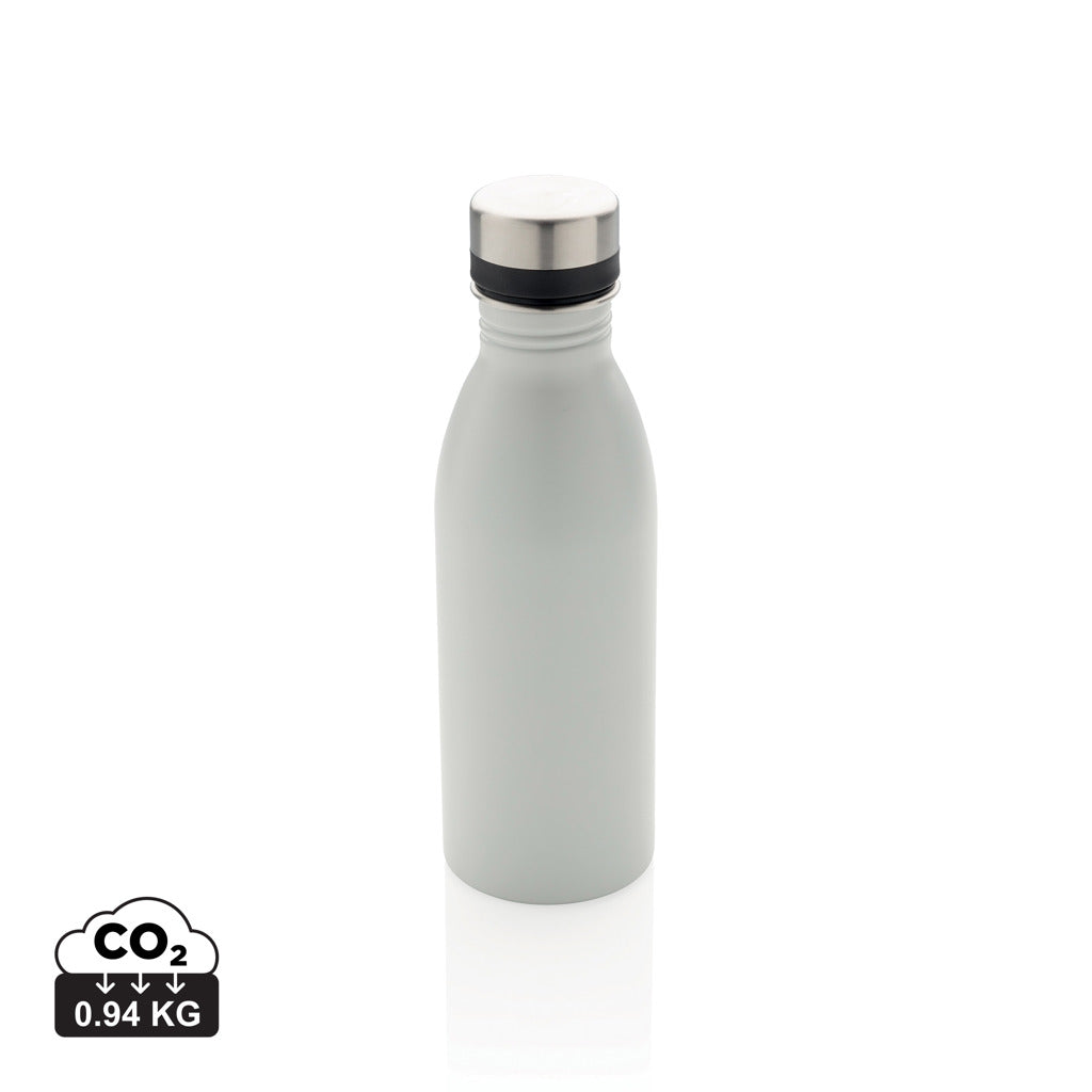 Deluxe Wasserflasche aus RCS recyceltem Stainless-Steel – weiß