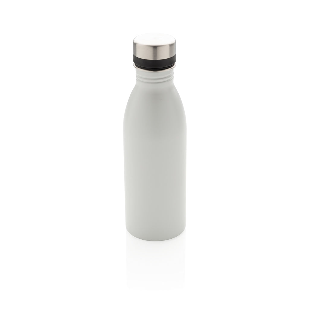 Deluxe Wasserflasche aus RCS recyceltem Stainless-Steel – weiß