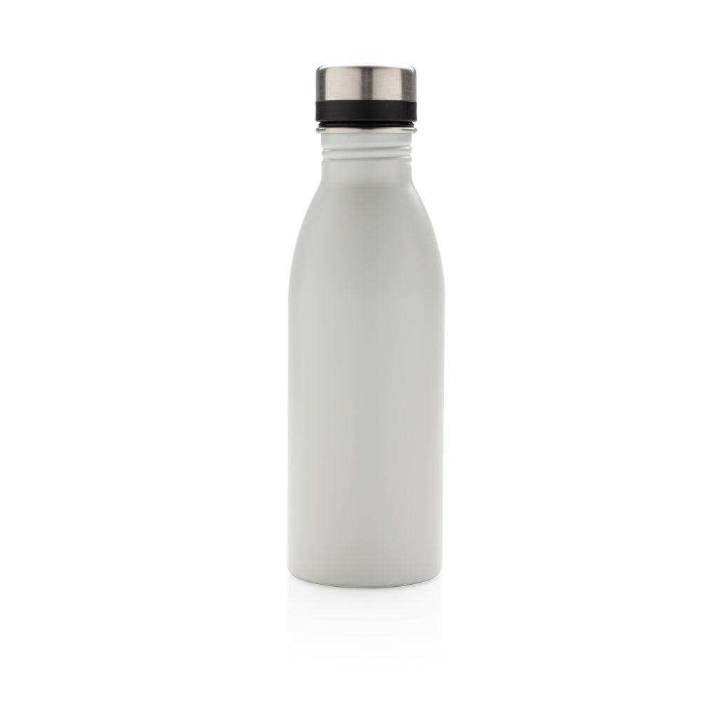 Deluxe Wasserflasche aus RCS recyceltem Stainless-Steel – weiß