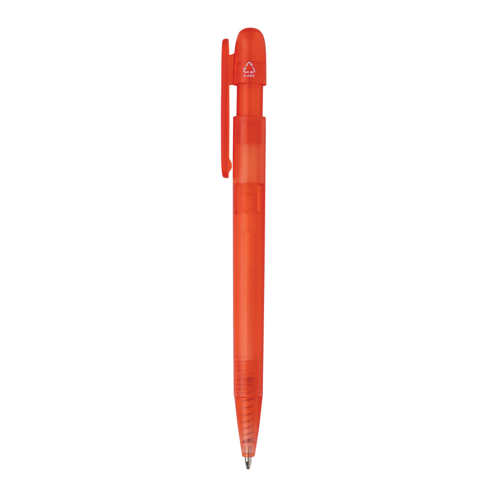 Devin transparenter Stift aus GRS zertifiziertem rABS – rot