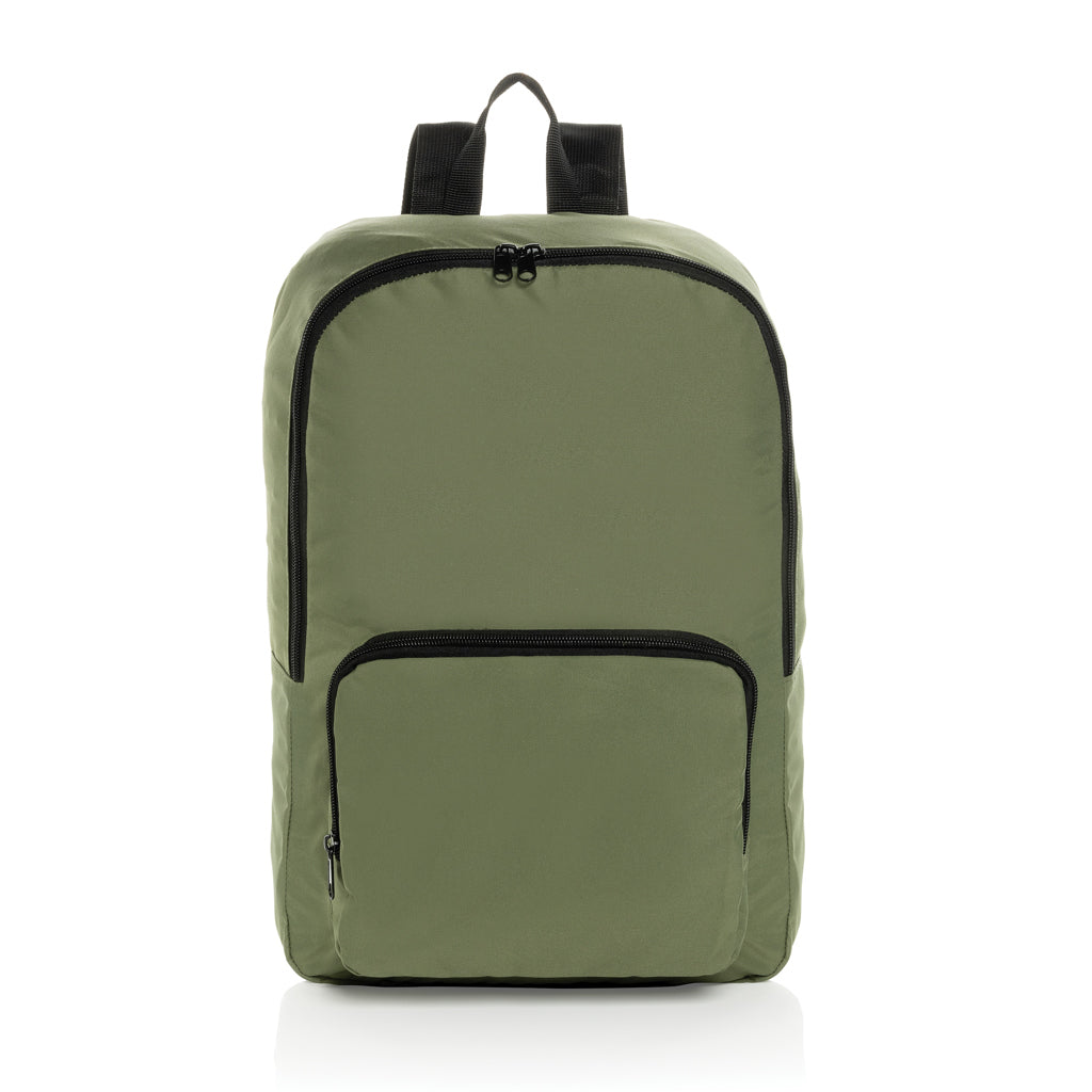 Dillon AWARE™ RPET faltbarer klassischer Rucksack – grün