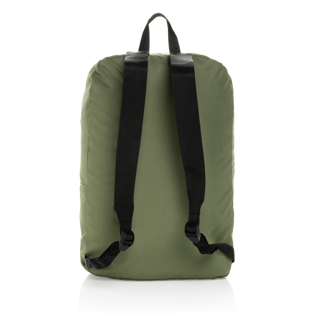 Dillon AWARE™ RPET faltbarer klassischer Rucksack – grün