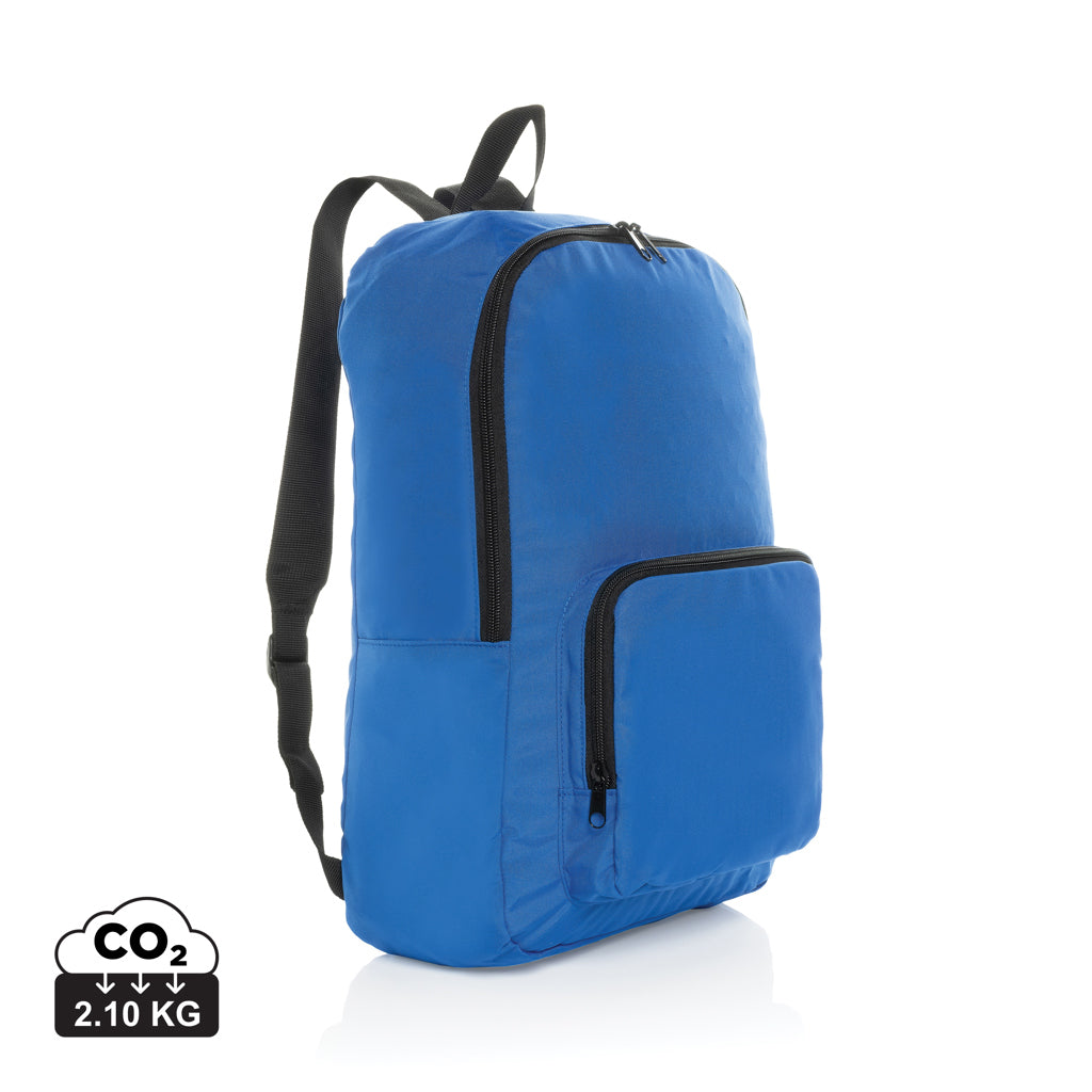 Dillon AWARE™ RPET faltbarer klassischer Rucksack – Königsblau