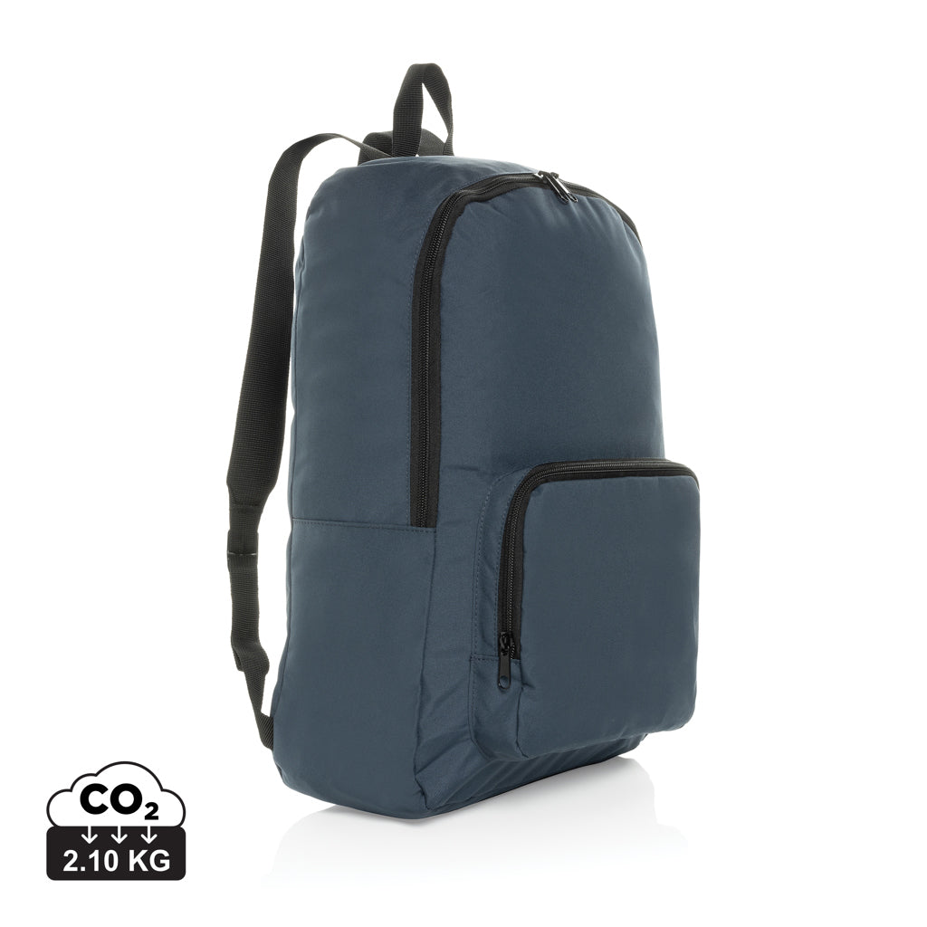 Dillon AWARE™ RPET faltbarer klassischer Rucksack – navy blau