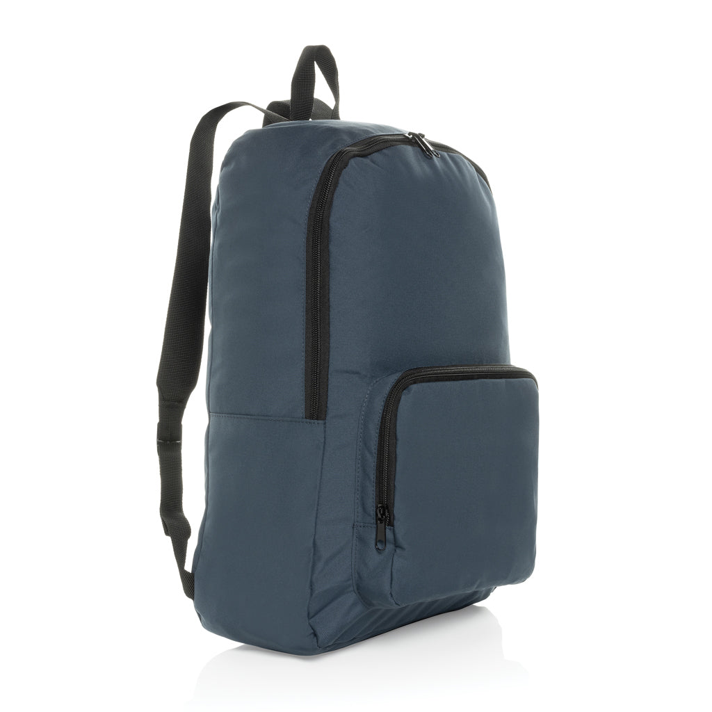 Dillon AWARE™ RPET faltbarer klassischer Rucksack – navy blau