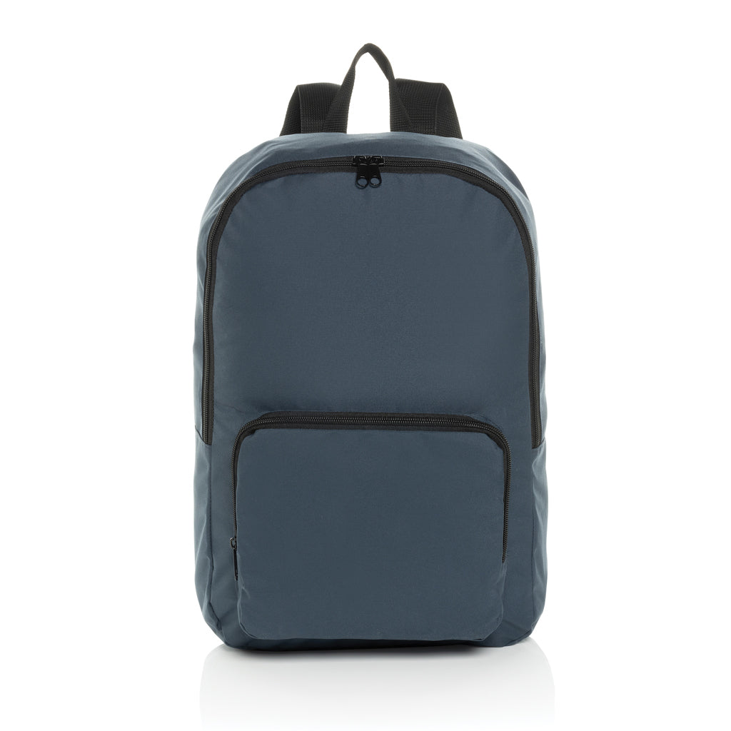 Dillon AWARE™ RPET faltbarer klassischer Rucksack – navy blau