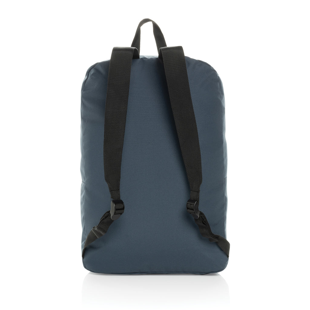 Dillon AWARE™ RPET faltbarer klassischer Rucksack – navy blau