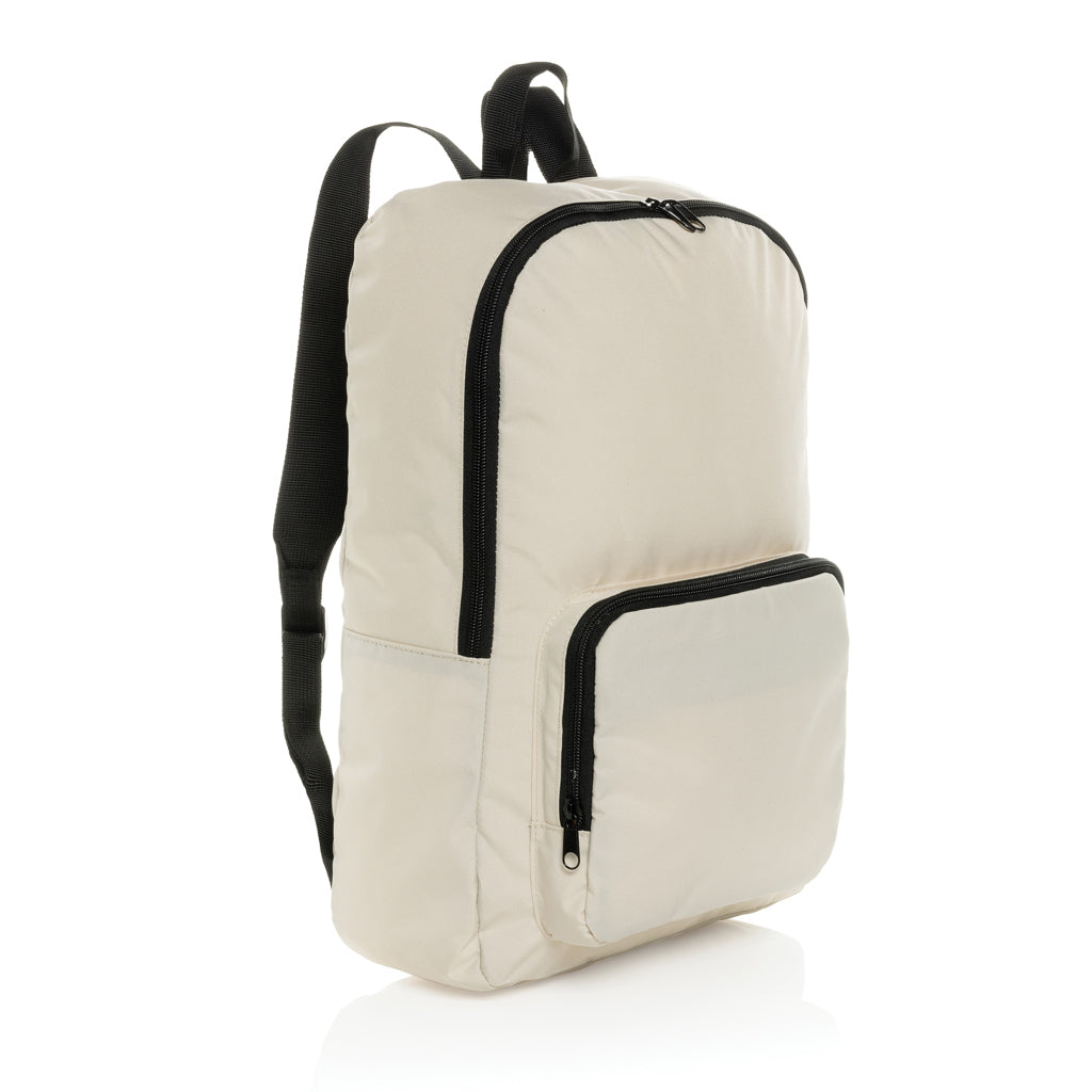 Dillon AWARE™ RPET faltbarer klassischer Rucksack – off white