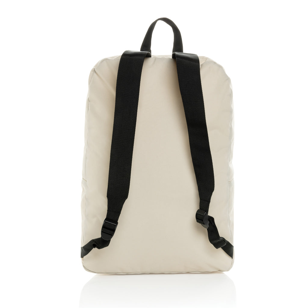 Dillon AWARE™ RPET faltbarer klassischer Rucksack – off white
