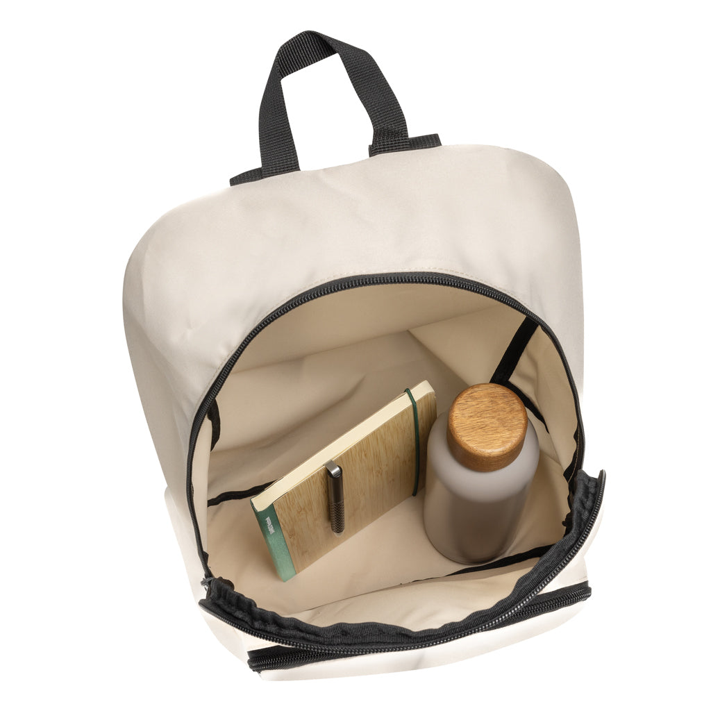 Dillon AWARE™ RPET faltbarer klassischer Rucksack – off white
