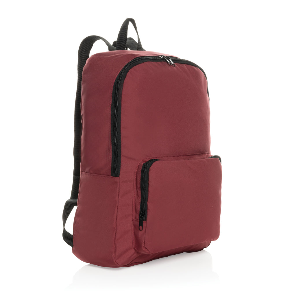 Dillon AWARE™ RPET faltbarer klassischer Rucksack – rot