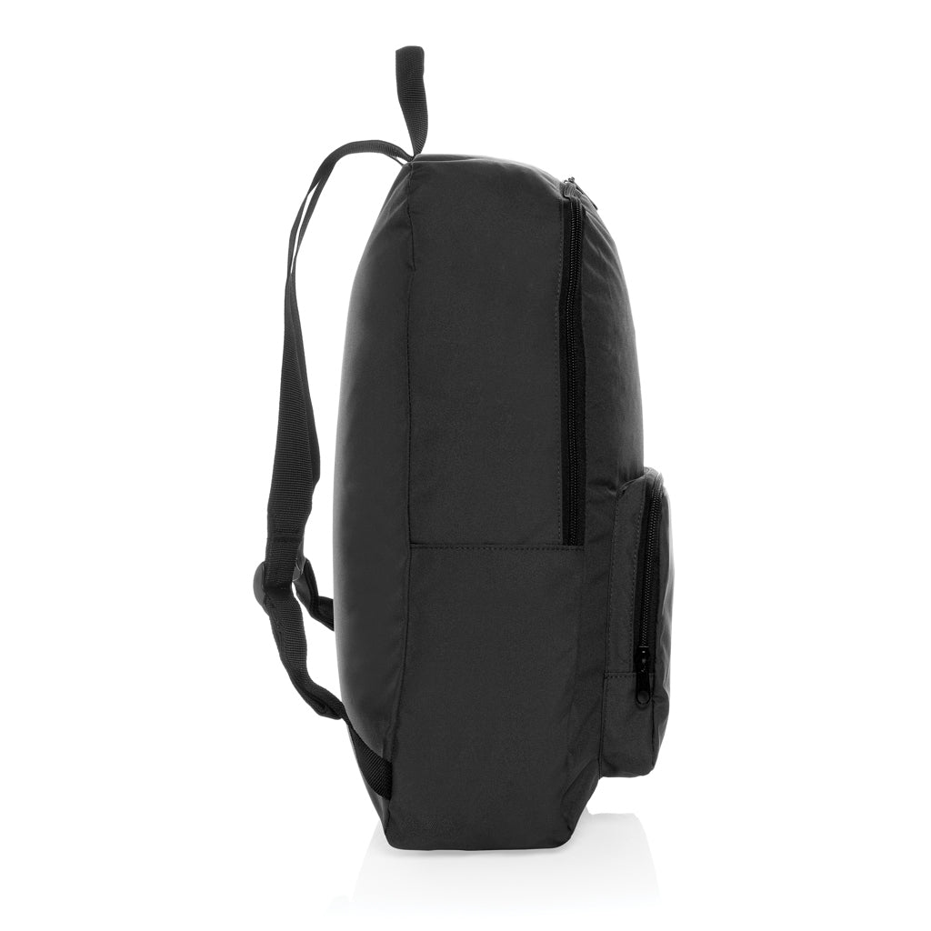 Dillon AWARE™ RPET faltbarer klassischer Rucksack – schwarz