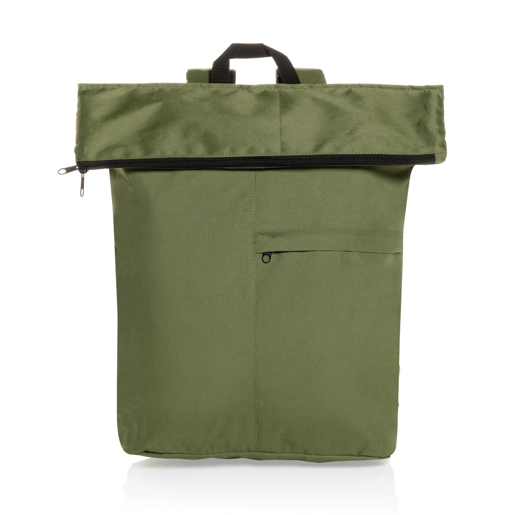Dillon AWARE™ RPET faltbarer Lightweight-Rucksack – grün