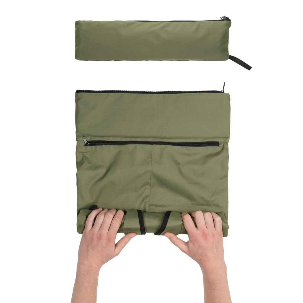 Dillon AWARE™ RPET faltbarer Lightweight-Rucksack – grün