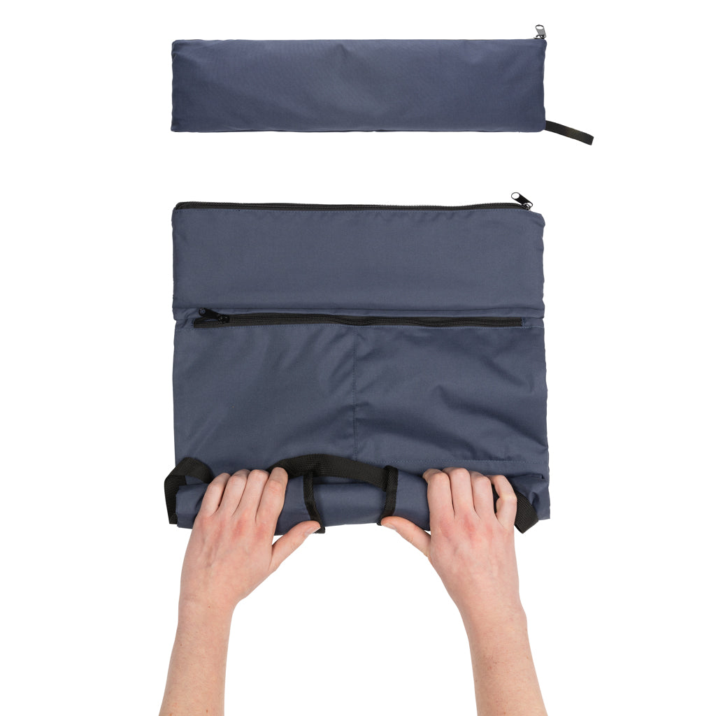 Dillon AWARE™ RPET faltbarer Lightweight-Rucksack – navy blau