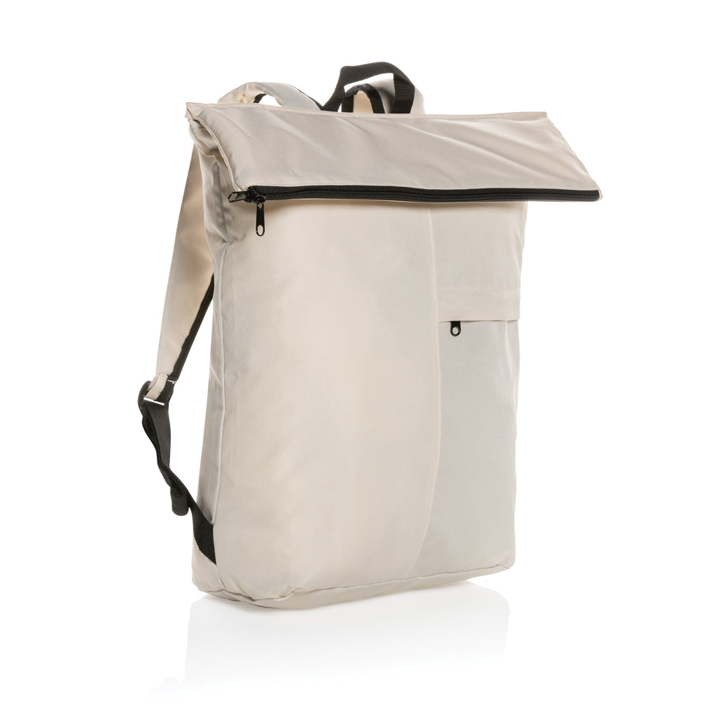 Dillon AWARE™ RPET faltbarer Lightweight-Rucksack – off white