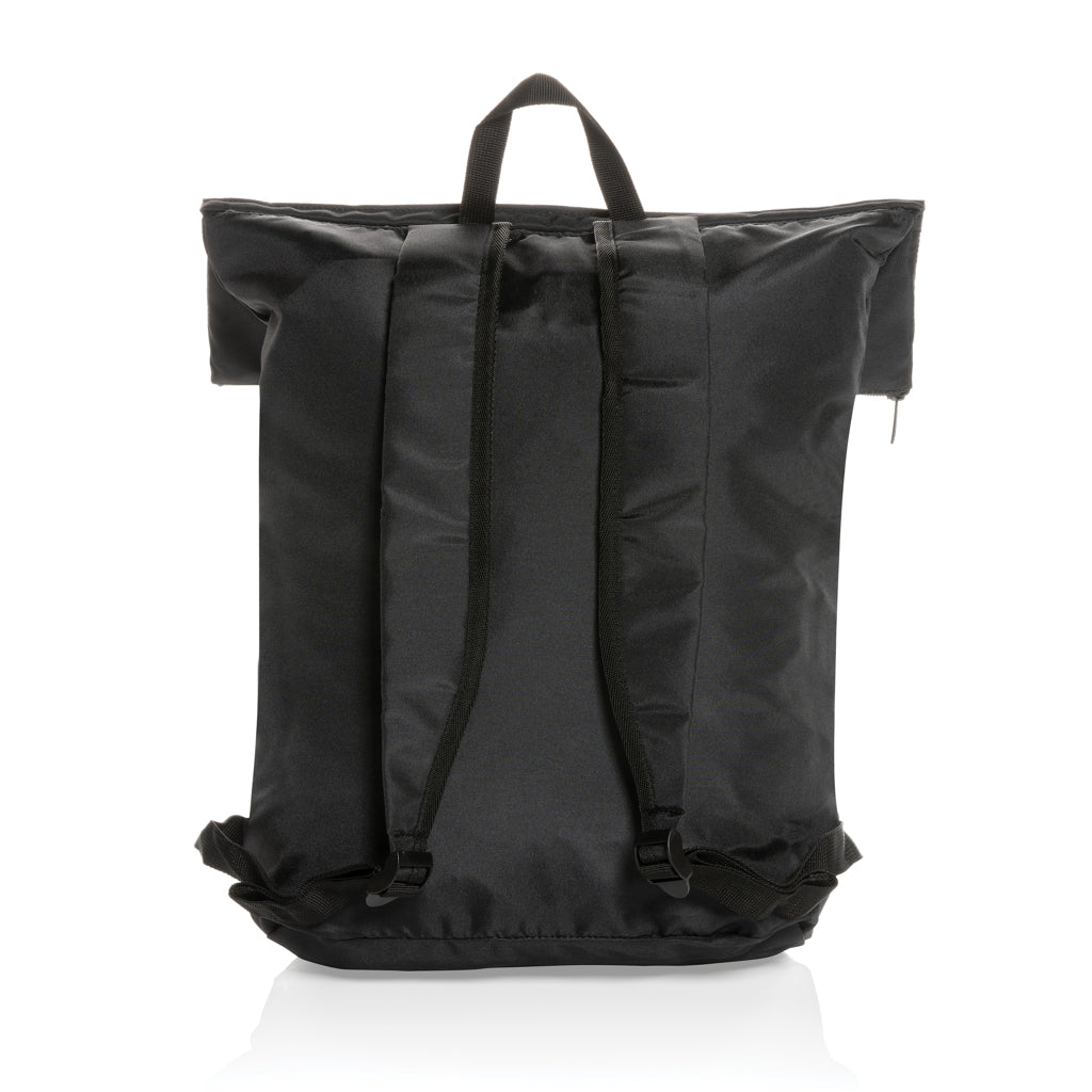 Dillon AWARE™ RPET faltbarer Lightweight-Rucksack – schwarz