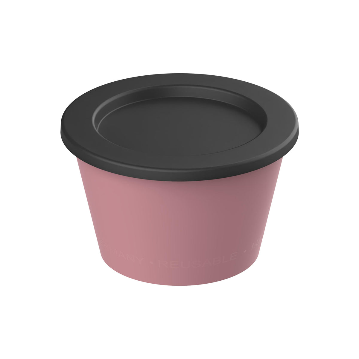 Dipbecher „ToGoPlus“, 100 ml – Raffiniertes rot / Schwarz