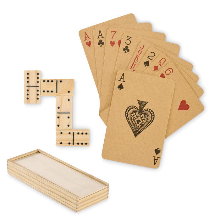 Domi&cards Domino- und Spielkarten Set