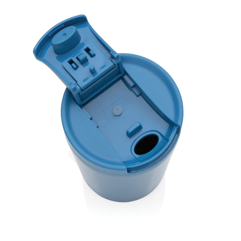 Doppelwandiger Vakuum-Becher aus RCS recyceltem SS – blau