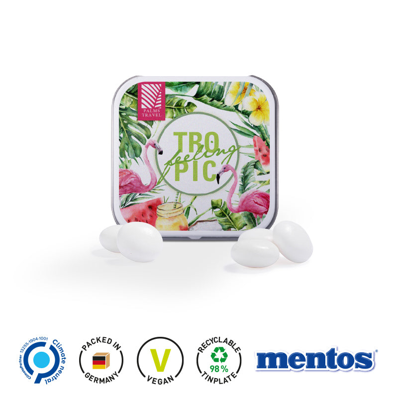 Bedruckbare Dose mit Mentos Mint