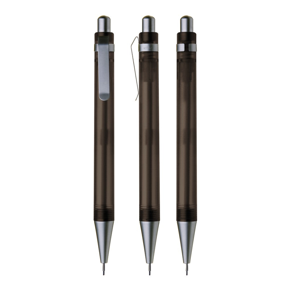 Druckbleistift transparent frozen mit Metallspitze – Anthrazit