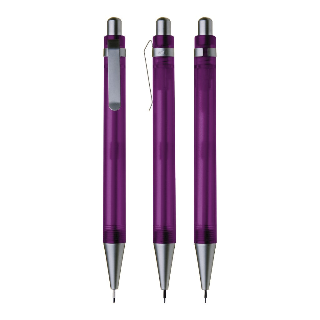 Druckbleistift transparent frozen mit Metallspitze – Violett