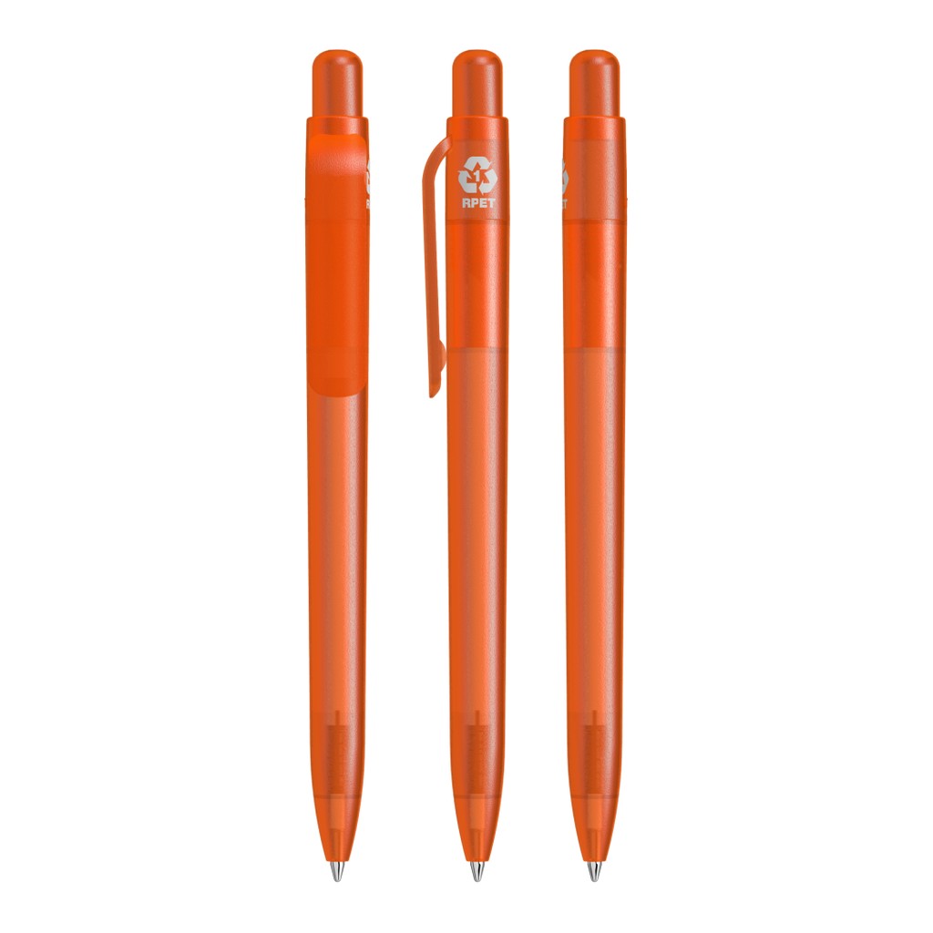 Druckkugelschreiber gedeckt in 11 Farben – Orange
