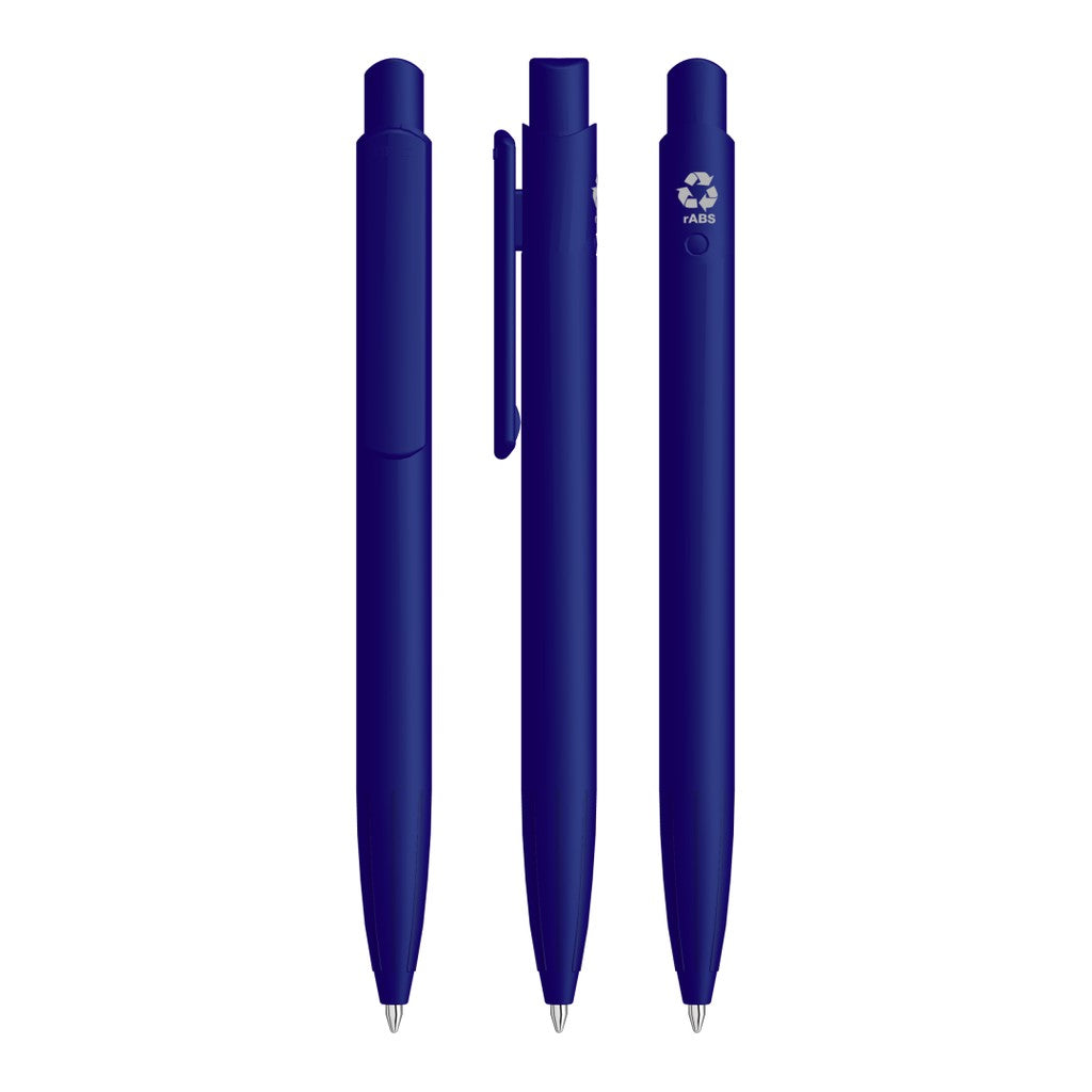Druckkugelschreiber mit eingelassener Griffzone