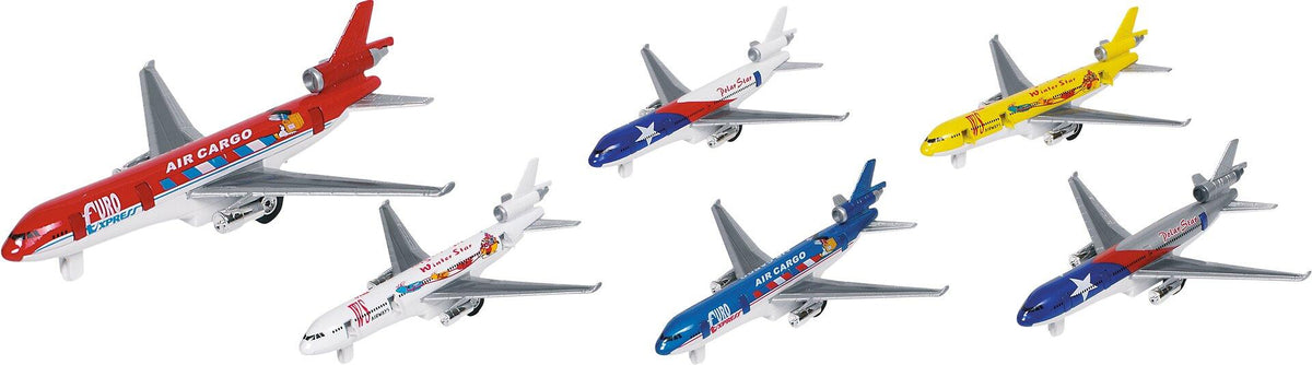 Düsenflugzeuge Spritzguss 19 x 15,5 x 3,5 cm von goki – Ansicht