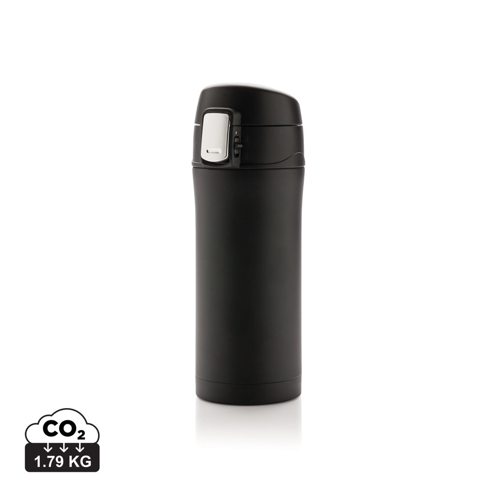 Easy-Lock Vakuum-Becher aus RCS recyceltem Stainless-Steel – schwarz
