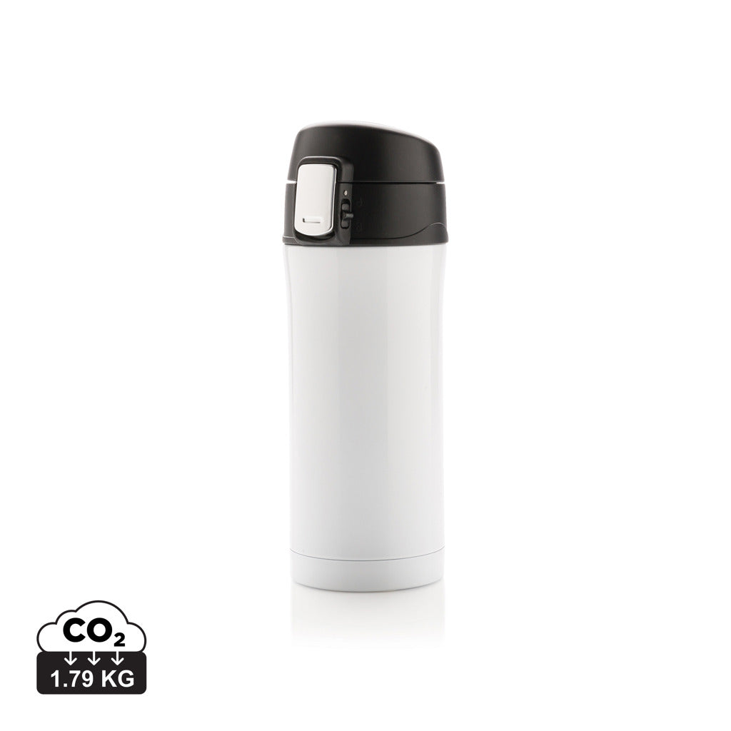 Easy-Lock Vakuum-Becher aus RCS recyceltem Stainless-Steel – weiß