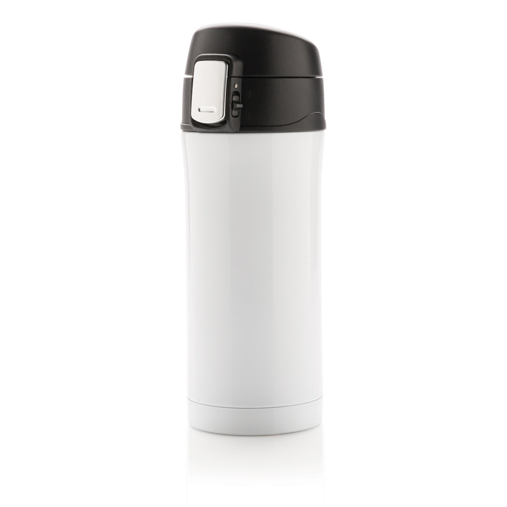 Easy-Lock Vakuum-Becher aus RCS recyceltem Stainless-Steel – weiß