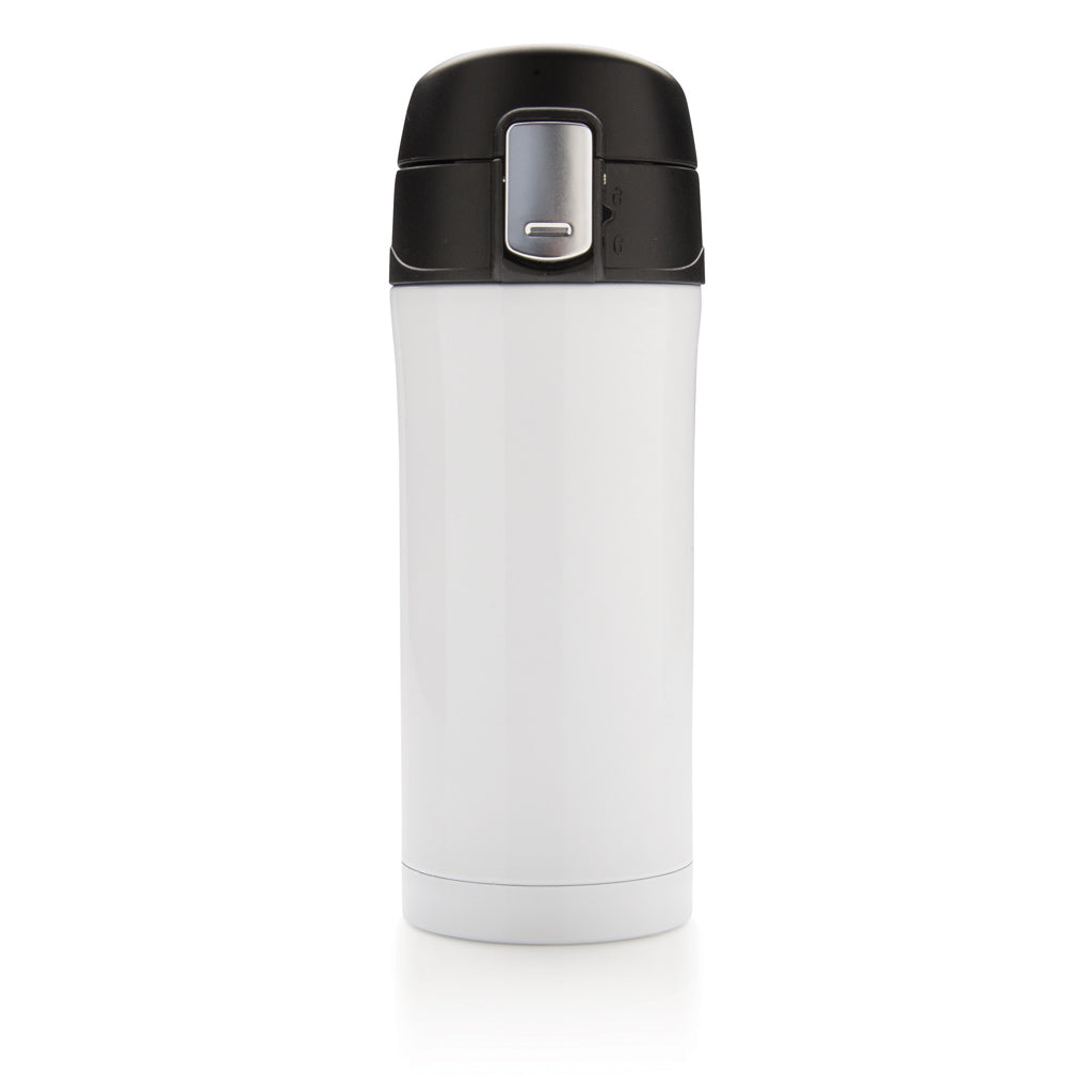 Easy-Lock Vakuum-Becher aus RCS recyceltem Stainless-Steel – weiß