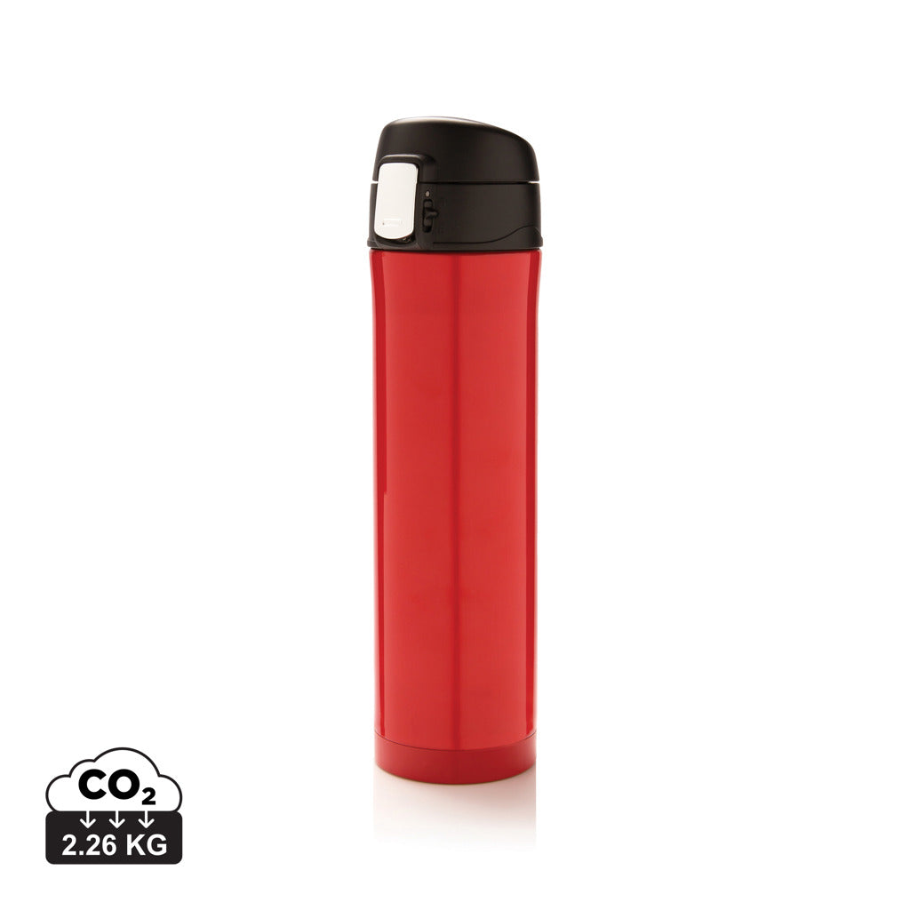 Easy Lock Vakuum-Flasche aus RCS recyceltem Stahl – rot