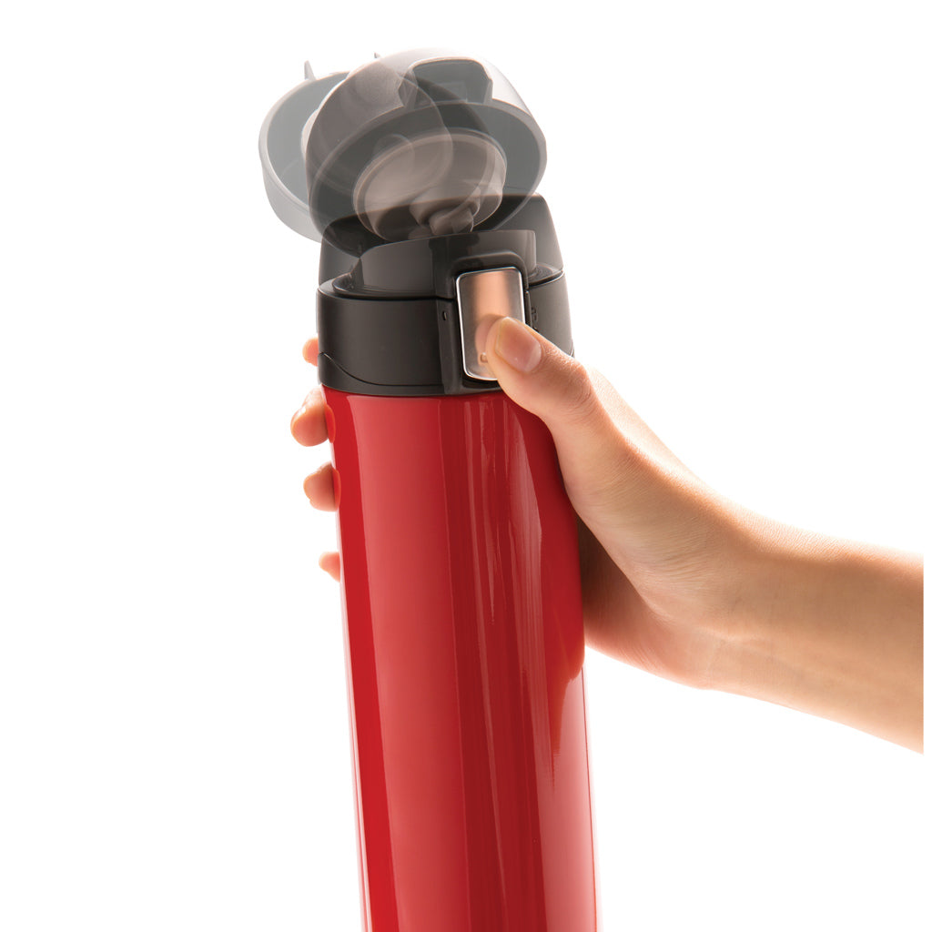 Easy Lock Vakuum-Flasche aus RCS recyceltem Stahl – rot